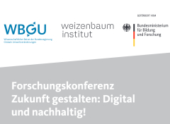 WBGU Forschungskonferenz Zukunft gestalten Digital nachhaltig