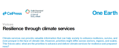 One Earth_title_Voices through climate services_DJ